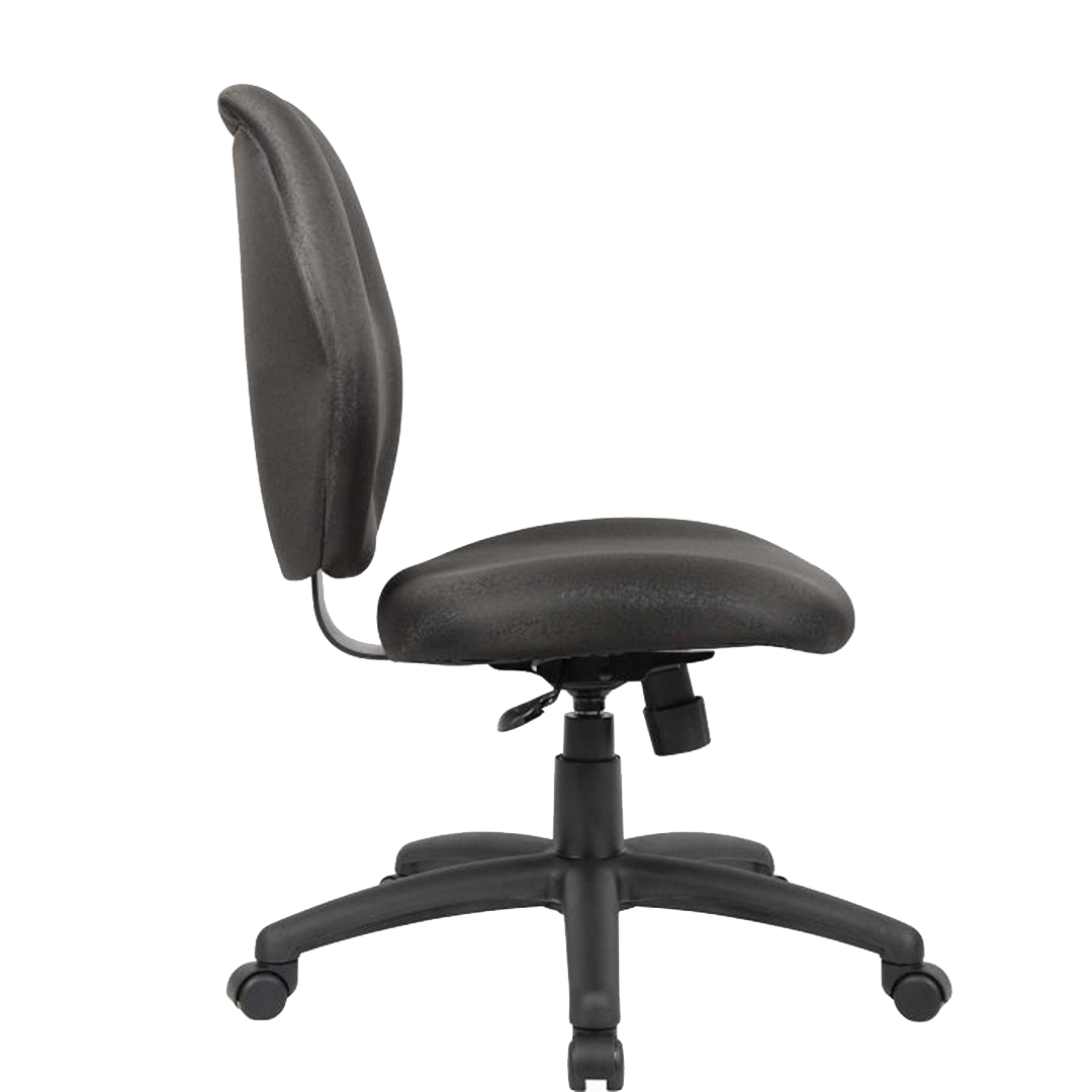 Boss Mid-Back Task Office Chair without Arms, Black - Image 6