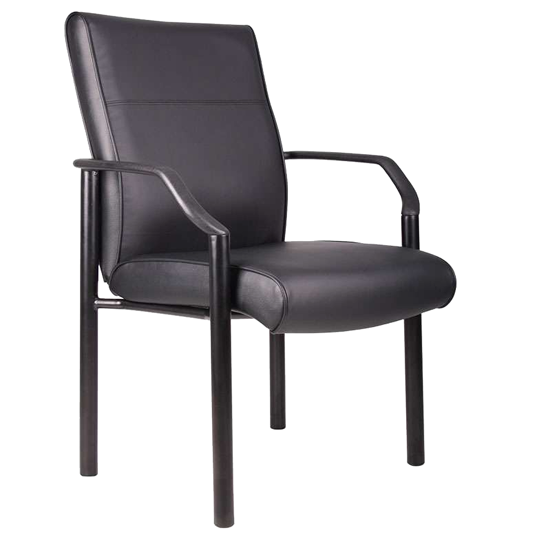 Boss Mid Back Guest Chair In LeatherPlus - Image 5