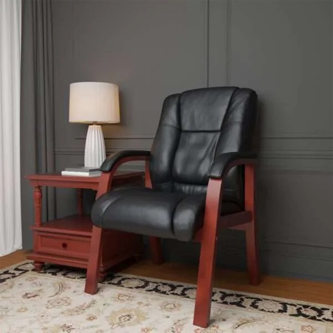 Boss Mid Back Wood Finished guest, accent or dining chair - Image 3